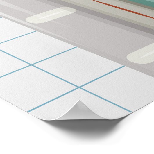 ようこそ新学期 ポスター (角)