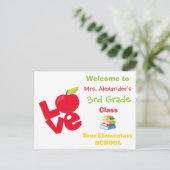 ようこそ新学期 ポストカード (スタンド正面)