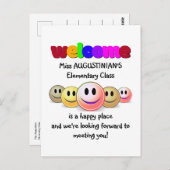 ようこそ新学期 ポストカード (正面/裏面)