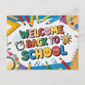 ようこそ新学期 ポストカード (正面)