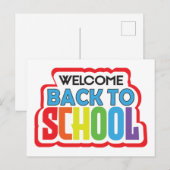 ようこそ新学期 ポストカード (正面/裏面)