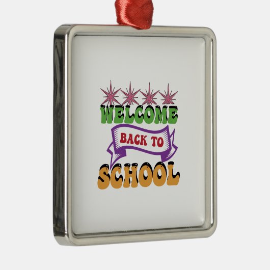 ようこそ新学期 メタルオーナメント (右)