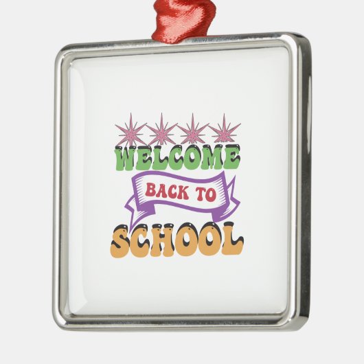 ようこそ新学期 メタルオーナメント (左)
