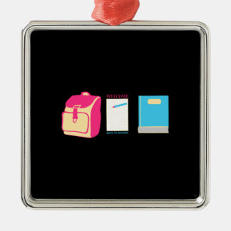 ようこそ新学期 メタルオーナメント