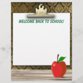 ようこそ新学期!便箋 (正面)