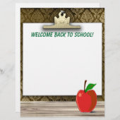 ようこそ新学期!便箋 (正面/裏面)