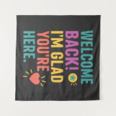 ようこそ新学期、先生感謝ギフト タペストリー (正面(横))