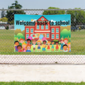 ようこそ新学期 横断幕 (インサイチュ)