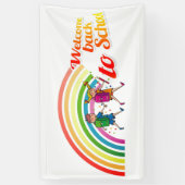 ようこそ新学期 横断幕 (縦)