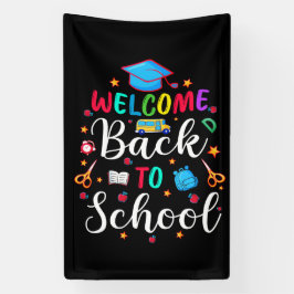 ようこそ新学期 横断幕