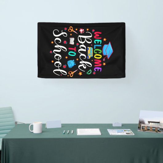 ようこそ新学期 横断幕 (トレードショー)