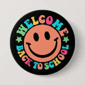 ようこそ新学期 缶バッジ (正面)