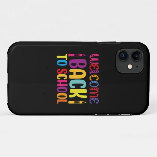 ようこそ新学期 Case-Mate iPhoneケース (裏面(横))