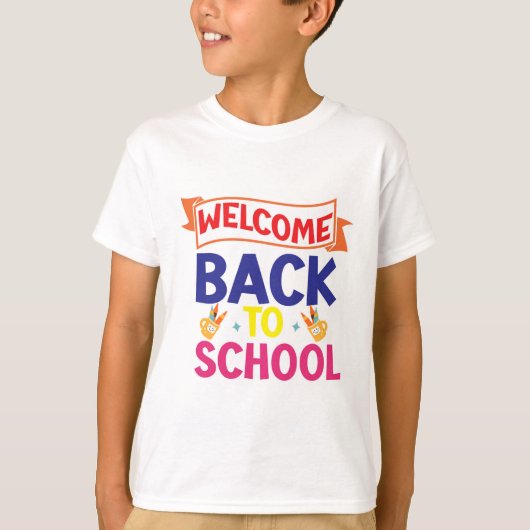 ようこそ新学期 Tシャツ (正面)
