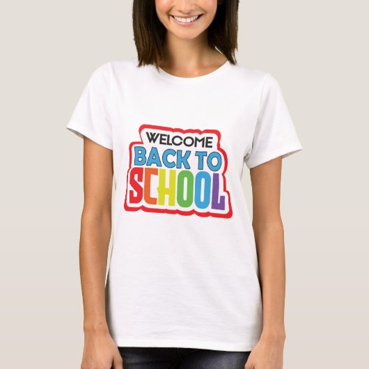 ようこそ新学期 Tシャツ (正面)