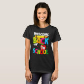 ようこそ新学期Tシャツおもしろい学生ティーシュ Tシャツ (正面フル)