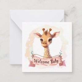 ようこそ新生児カード ノートカード