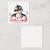 ようこそ新生児カード ノートカード (正面/裏面)