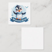 ようこそ新生児カード ノートカード (正面/裏面)