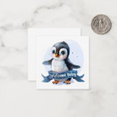 ようこそ新生児カード ノートカード (正面/裏面インサイチュ)