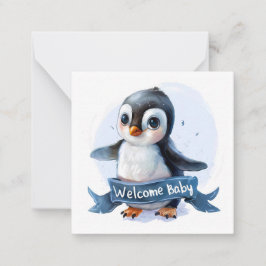 ようこそ新生児カード ノートカード