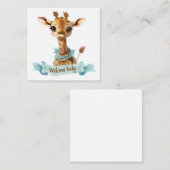 ようこそ新生児カード ノートカード (正面/裏面)