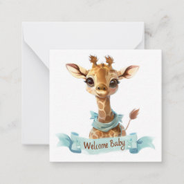 ようこそ新生児カード ノートカード