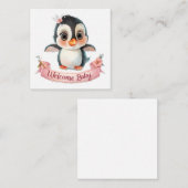 ようこそ新生児カード ノートカード (正面/裏面)