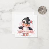 ようこそ新生児カード ノートカード (正面/裏面インサイチュ)