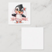 ようこそ新生児カード ノートカード (正面/裏面)