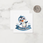 ようこそ新生児カード ノートカード (正面/裏面インサイチュ)