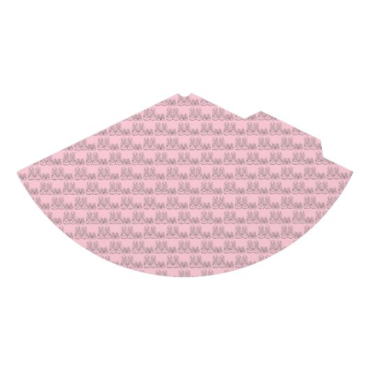 ようこそ新着ベビーシューズシャワーピンク パーティーハット (正面)