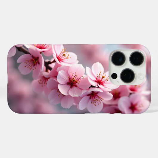 ようこそ春とさくらんぼブロッサム Case-Mate iPhoneケース (裏面 (横))