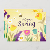 ようこそ春フローラ ポストカード (正面/裏面)