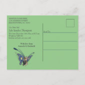 ようこそ春ベビーガール 案内ポストカード (裏面)