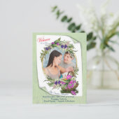 ようこそ春ベビーガール 案内ポストカード (スタンド正面)