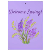 ようこそ春! クリップボード (裏面)