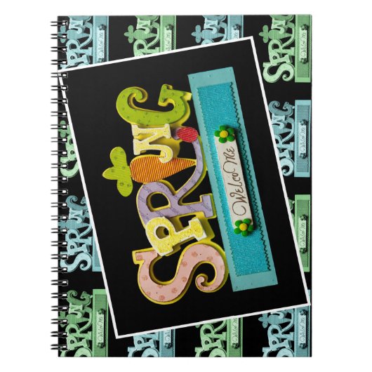 ようこそ春 ノートブック (正面)