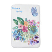 ようこそ春 バスマット (正面縦)