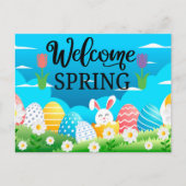 ようこそ春 ポストカード (正面)