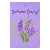 ようこそ春! ミニクリップボード (裏面)