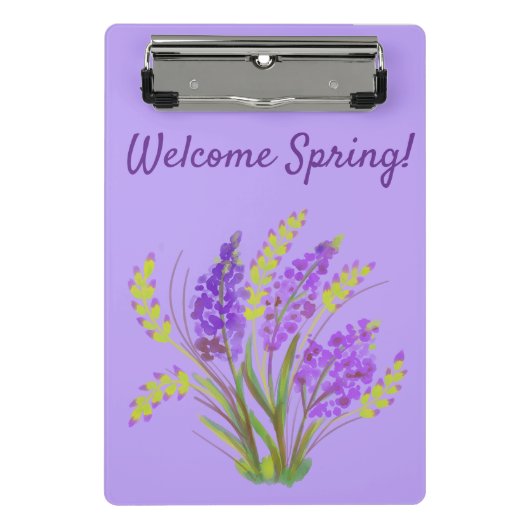 ようこそ春! ミニクリップボード (正面)