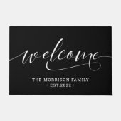 ようこそ書字スクリプトファミリードアマット ドアマット (正面)