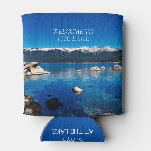 ようこそ湖で起こること、湖にとどまる 缶クーラー (裏面)