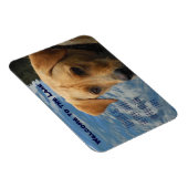 ようこそ湖ラブラドール マグネット (右側)