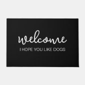 ようこそ犬が好きでね ドアマット (正面)