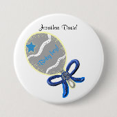 ようこそ男の赤ちゃんボタン 缶バッジ (正面)