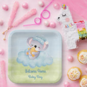 ようこそ男の赤ちゃん紙プレート ペーパープレート (パーティー)