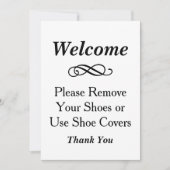 ようこそ白黒お願い靴を削除 (正面)