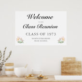 ようこそ私たちのクラスの懇親会アップルブロッサムスクール ポスター (キッチン)